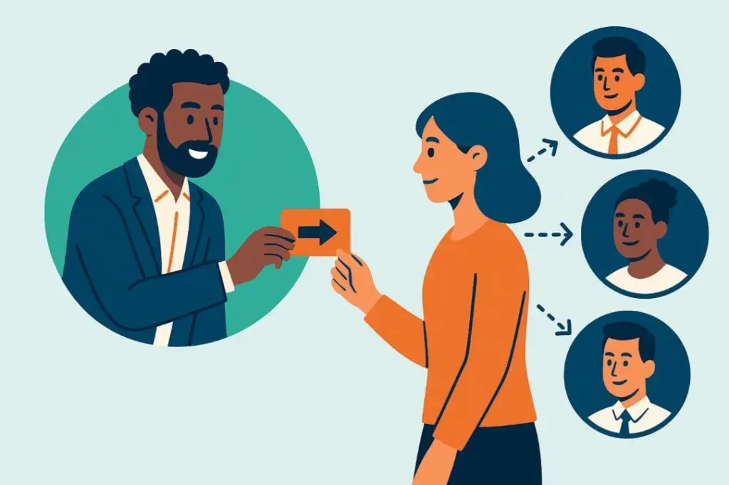 Illustration: How to get referrals