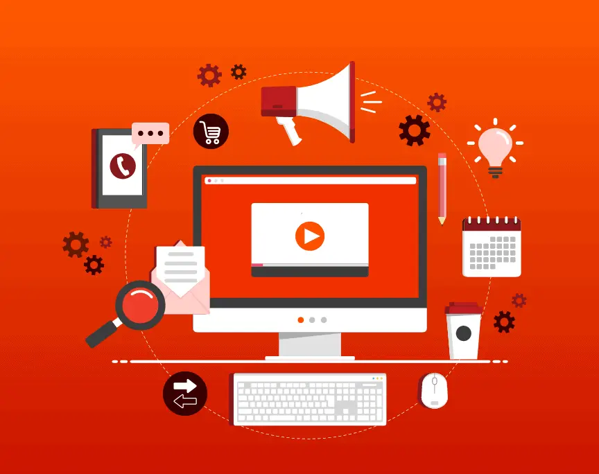 Illustration: Digital marketing for commercial roofing