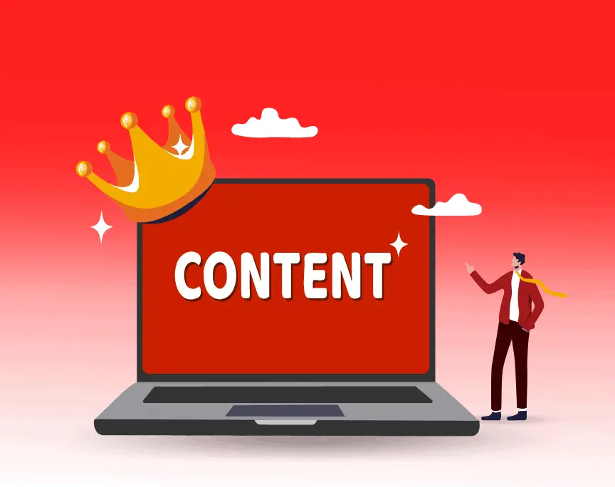Illustration: Writing content for different types of marketing