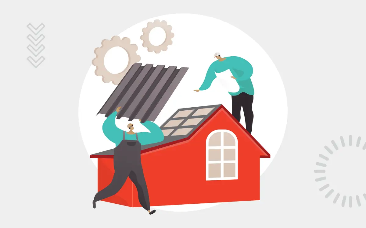 Illustration for the article Crafting a Strong Brand Identity for a Roofing Company