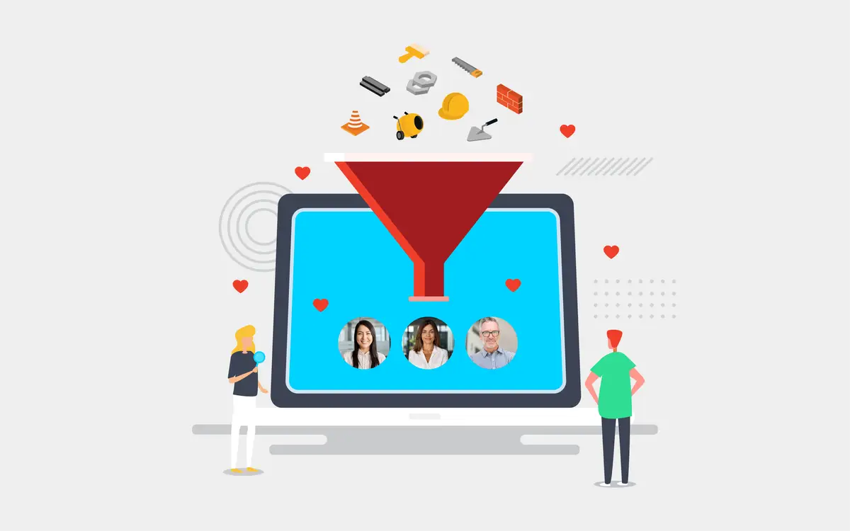 Illustration: How to nurture construction leads
