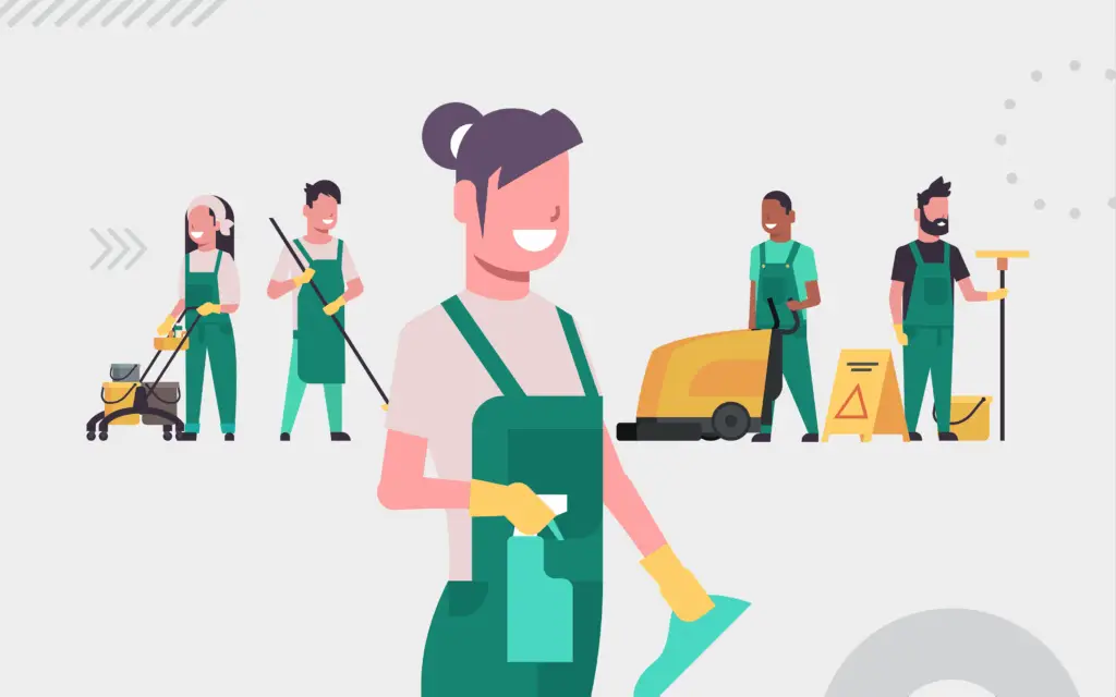 Illustration: Cleaning brand identity