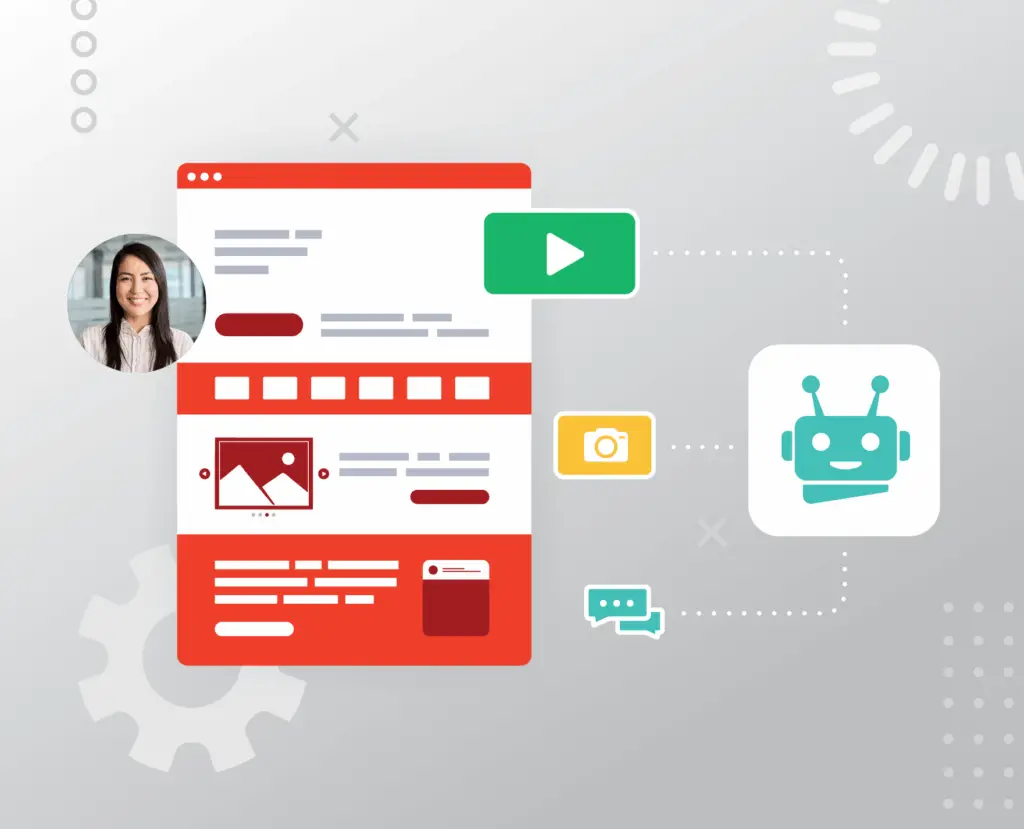 Illustration: Role of AI in content marketing