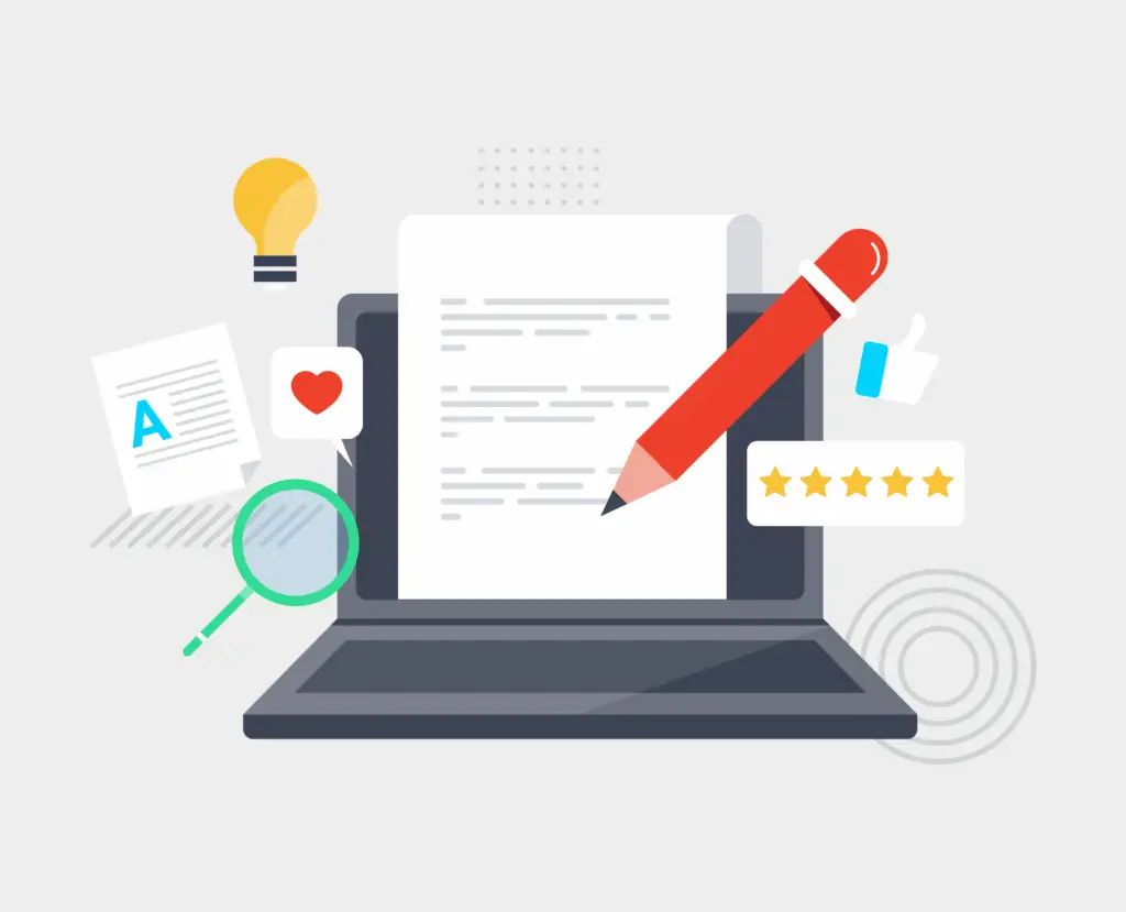Illustration: Tips for choosing the right content marketing agency