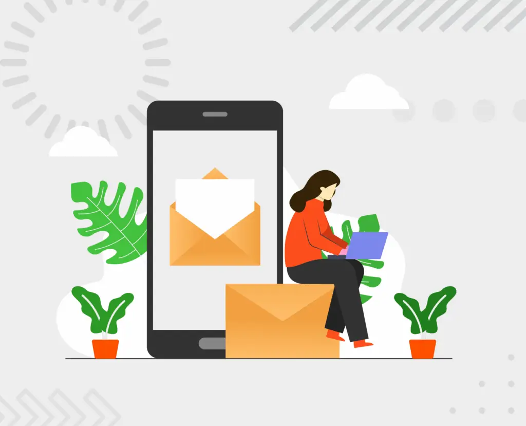 Illustration: How to use marketing collateral in email marketing