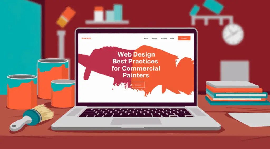 Illustration: Painting web design