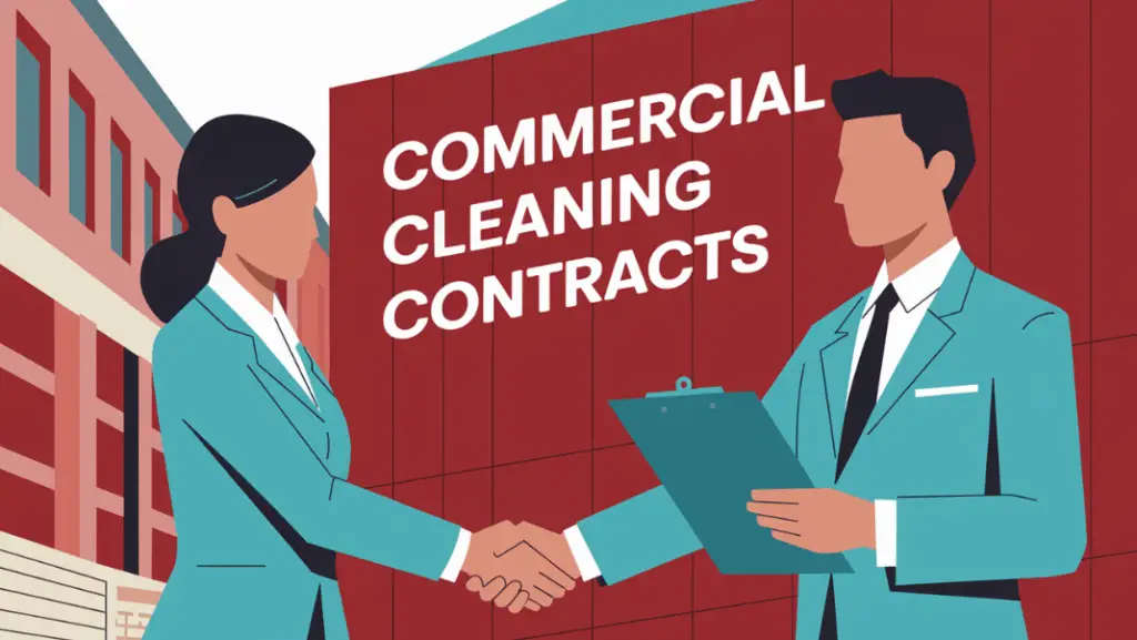 Illustration: Commercial cleaning contracts