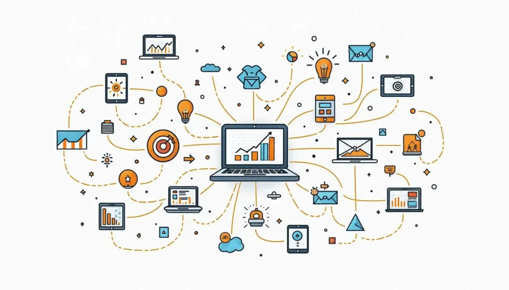 Illustration: Omnichannel marketing data