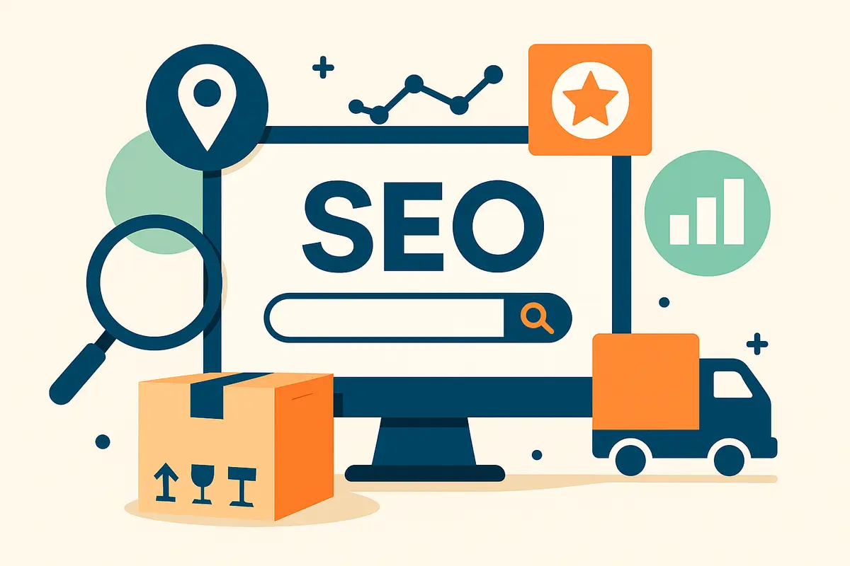 Illustration: SEO services for logistics providers