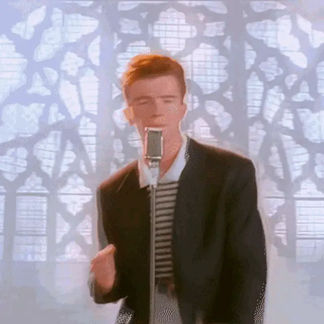 Rickroll Never Gonna Give You Up GIF