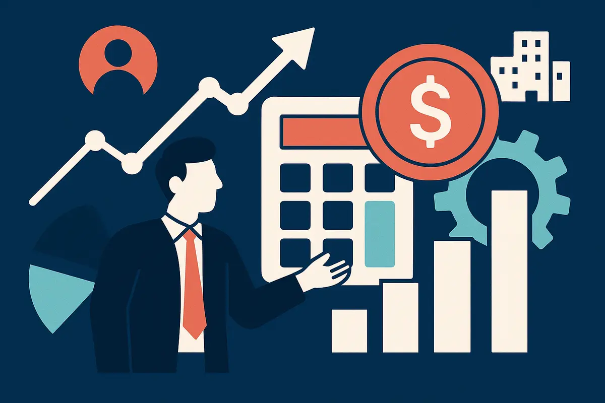 Illustration for the article Outsourced Lead Gen for Finance Firms: ROI-Focused Growth