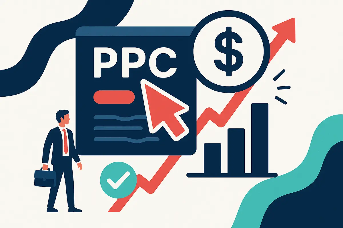 Illustration for the article PPC Services for Financial Services: Maximize Qualified Leads