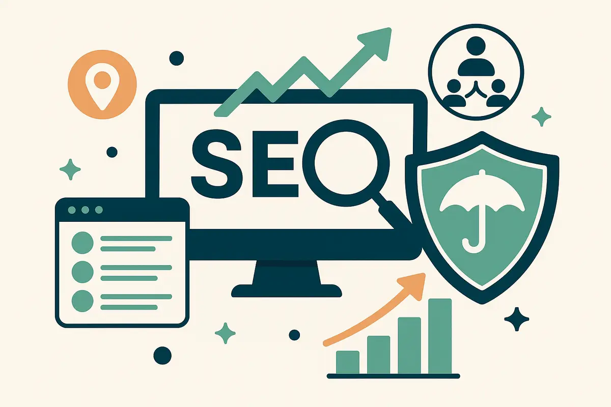 Illustration: SEO for insurance agencies