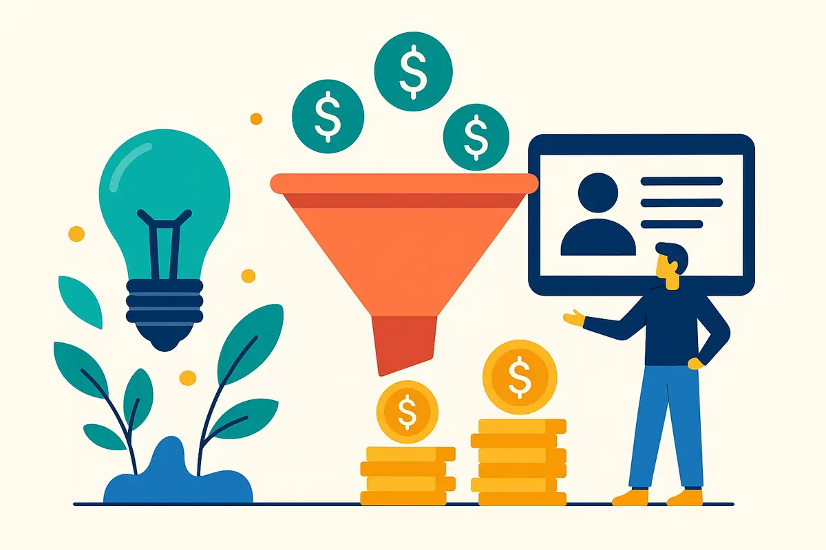 Illustration: Lead generation for LED lighting companies
