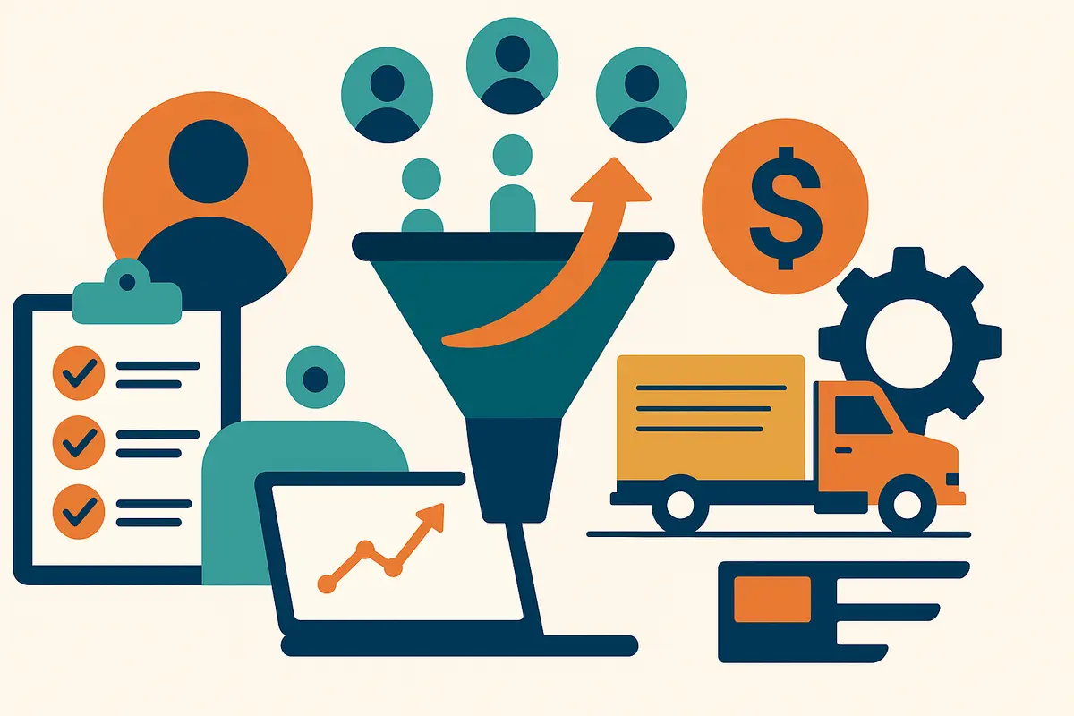 Illustration: Lead generation for logistics companies