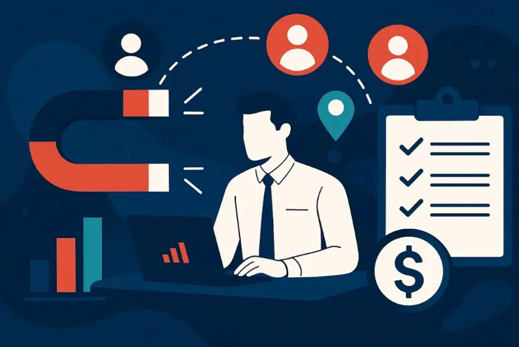 Illustration: Outsourced lead gen for cpas header