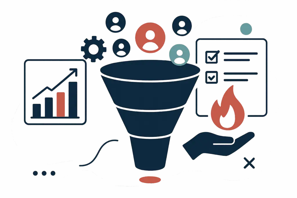 Illustration: Lead scoring for material handling