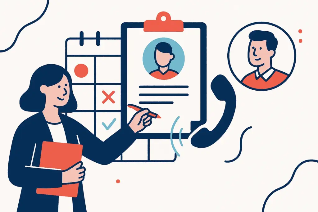 Illustration: Appointment setting HR services