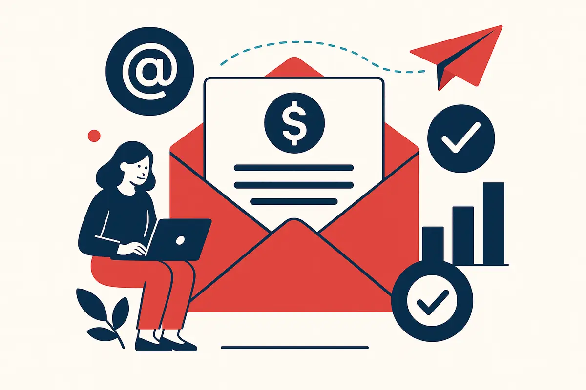 Illustration: Email marketing for financial services