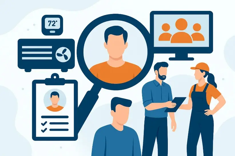 Illustration: Reasons to hire an HVAC recruiting agency