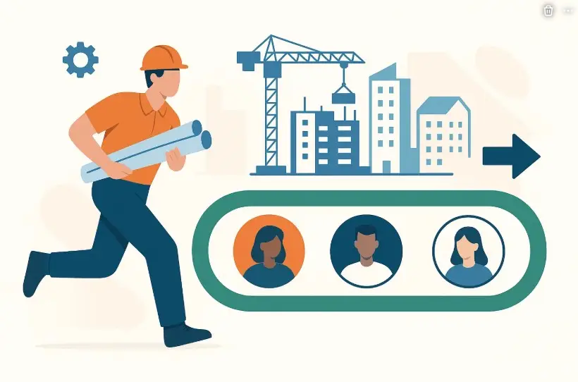 Illustration: Pipeline for construction