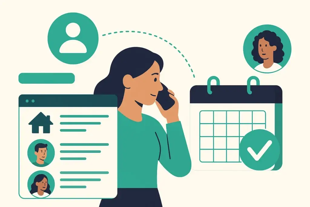 Illustration: Appointment setting for realtor recruitment
