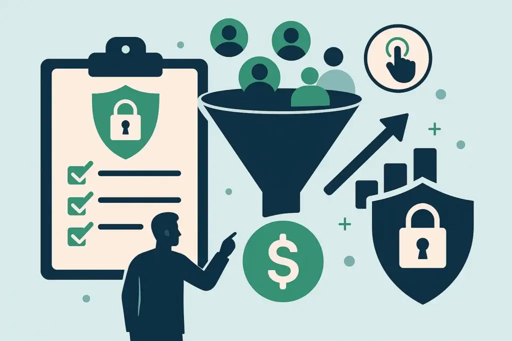 Illustration: Lead generation for security companies