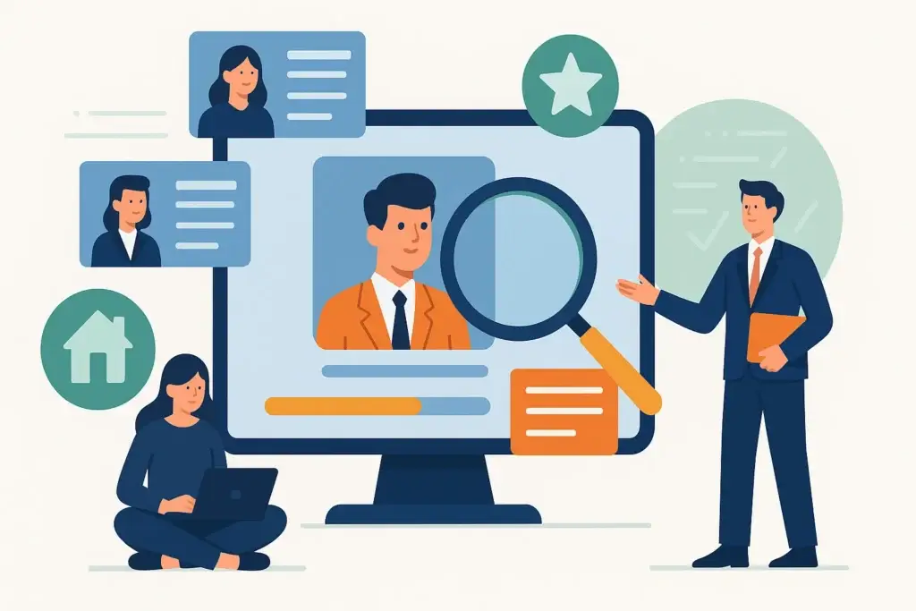 Illustration: PPC recruitment services for realtor recruitment