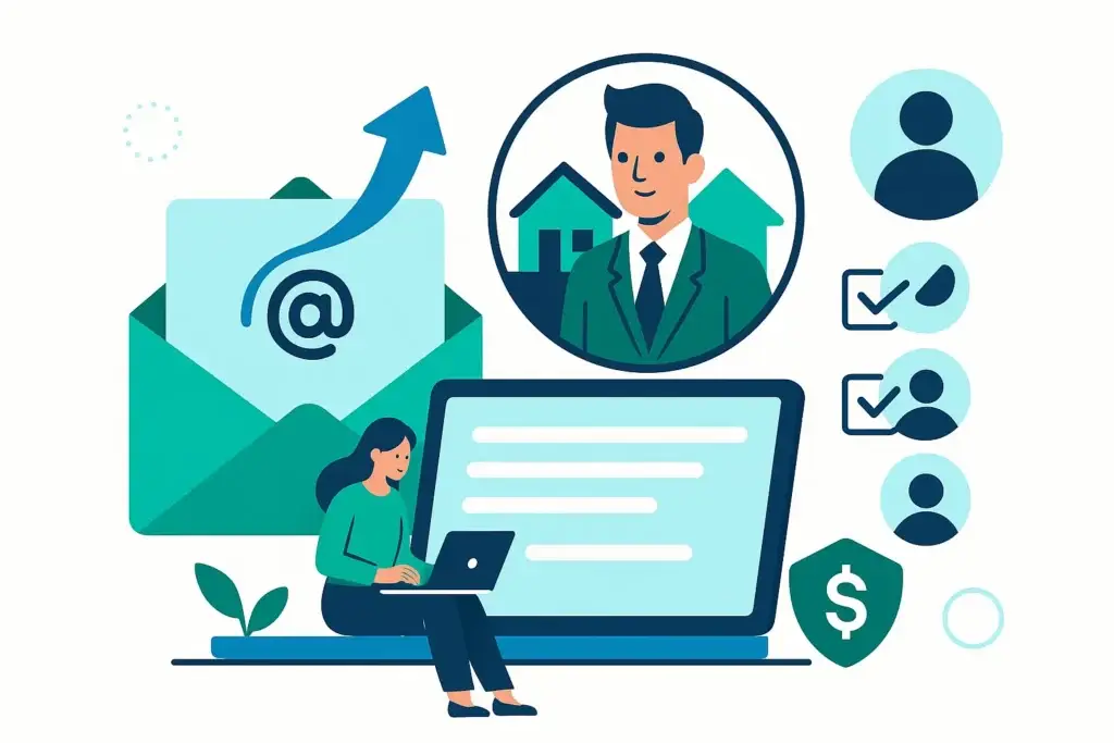 Illustration: Recruiting real estate agents is not a matter of one time discussion