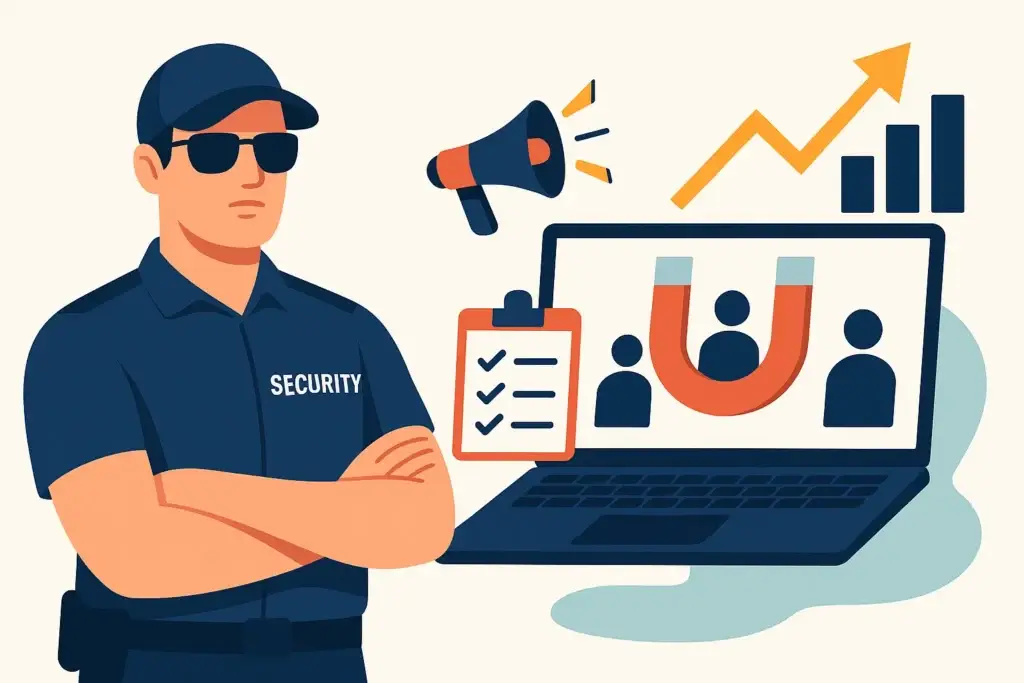 Illustration: Security services lead generation services