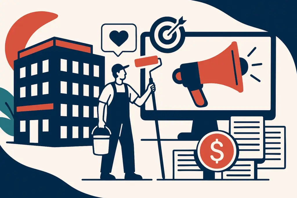 Illustration: Commercial painting lead generation services