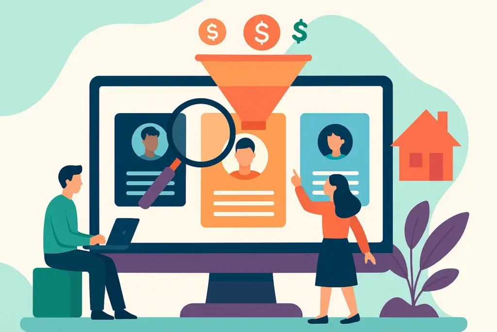 Illustration: Lead generation for real estate agents