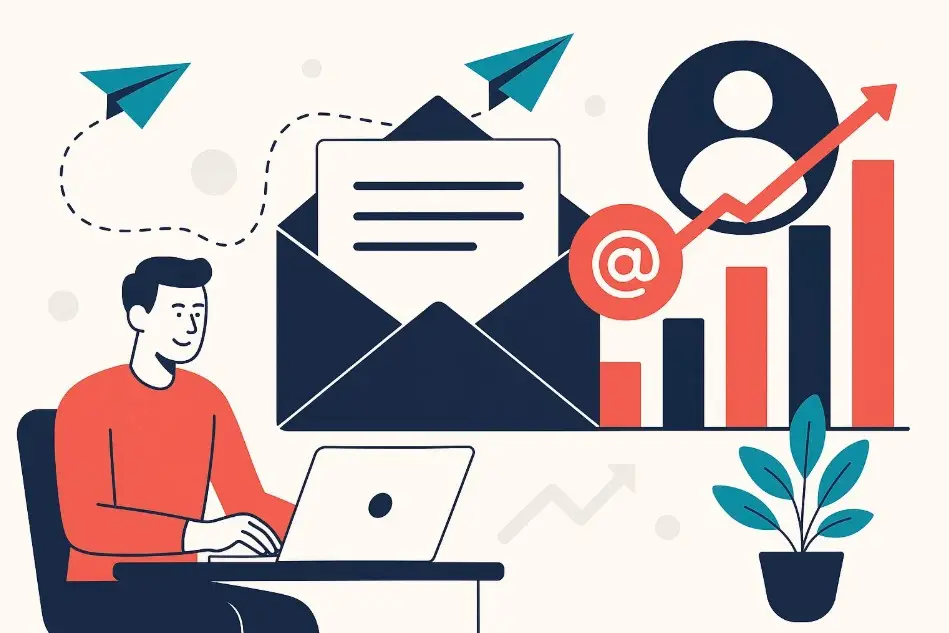 Illustration: Cold email agency