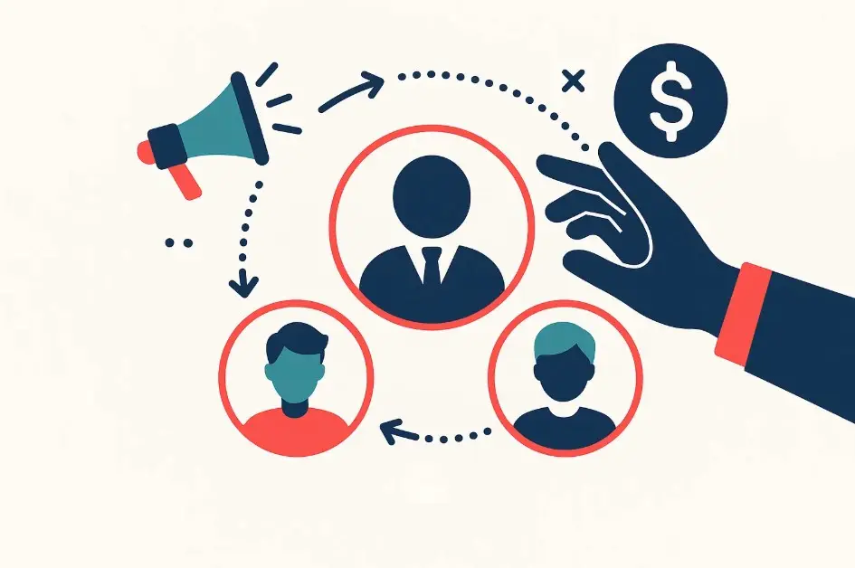 Illustration: Referral lead generation