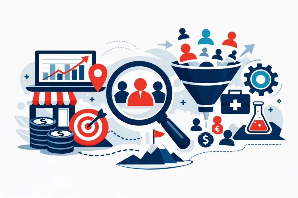 Illustration: How to get leads in niche markets