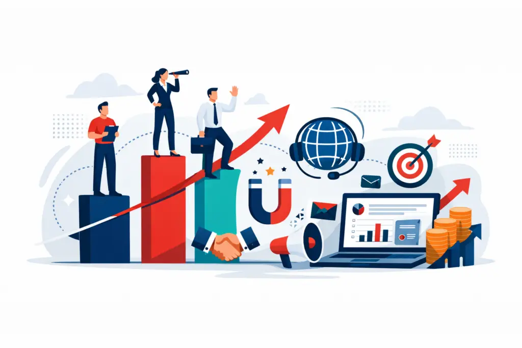 Illustration: Top outsourced SDR companies to accelerate sales