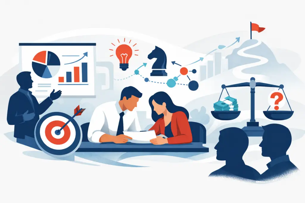 Illustration: What presence reveals in complex sales decisions
