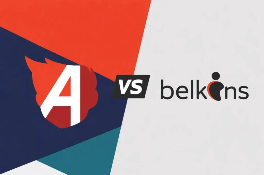 Illustration for the article Abstrakt vs Belkins: Lead Generation Company Comparison