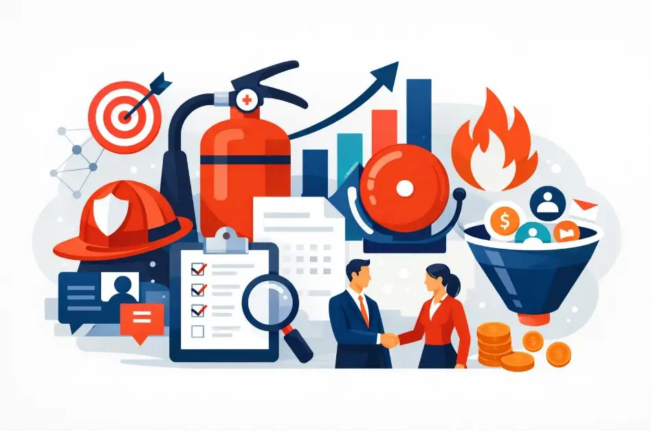 Illustration: Fire protection lead generation companies