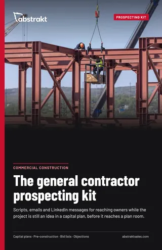 Cover of The general contractor prospecting kit
