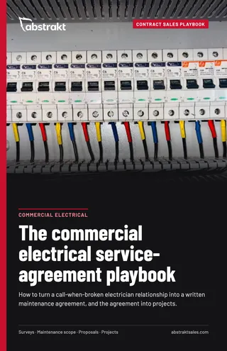 Cover of The commercial electrical service-agreement playbook