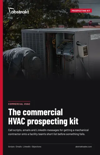 Cover of The commercial HVAC prospecting kit