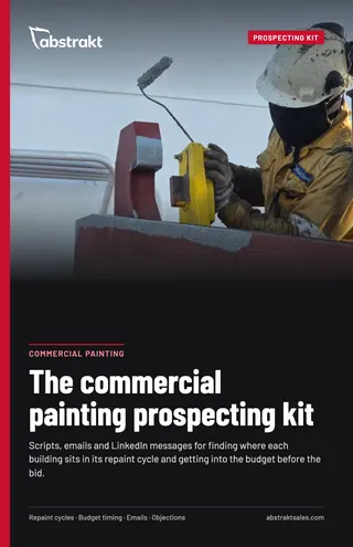 Cover of The commercial painting prospecting kit