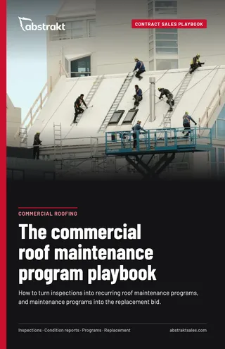 Cover of The commercial roof maintenance program playbook