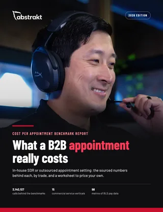 Cover of What a B2B Appointment Really Costs: 2026 Report