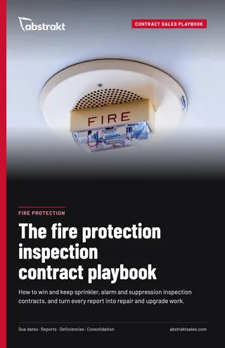 Cover of The fire protection inspection contract playbook