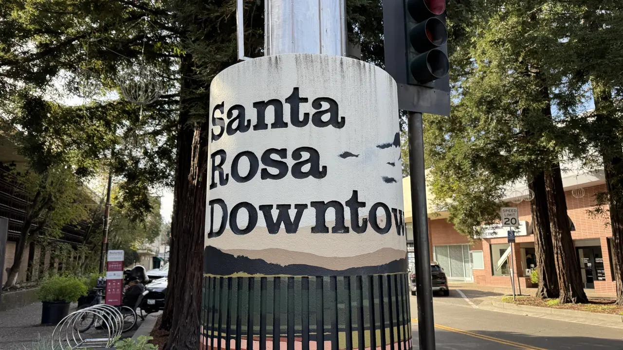 Downtown Santa Rosa, California
