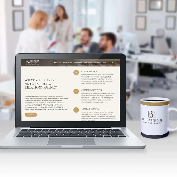 Brand identity for Bender Group