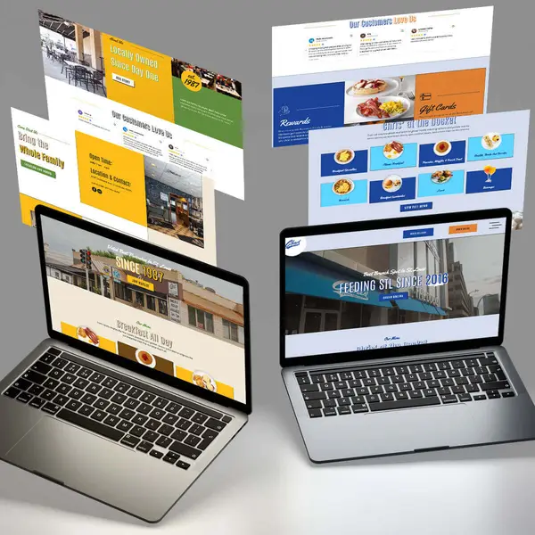 Website designed for Chris' Pancakes