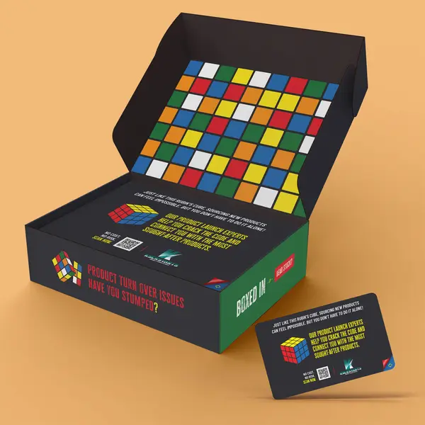 Dimensional mailer designed for Kyckstarts